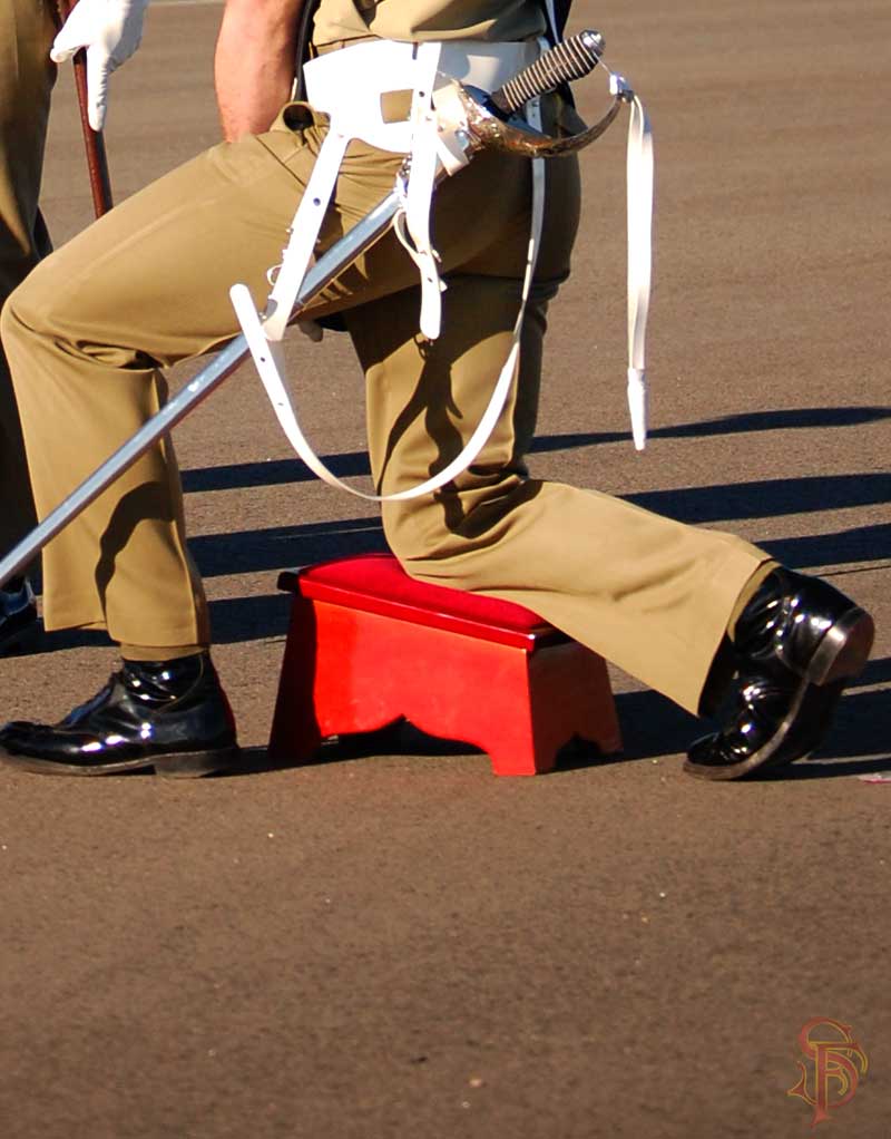 Ceremonial presentation Kneeling Stool