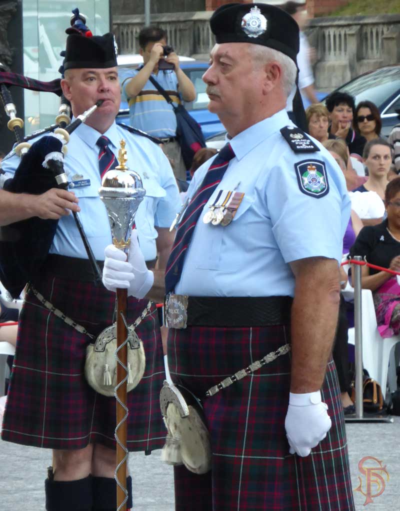 Custom Designed Drum Major's Mace, baton or staff