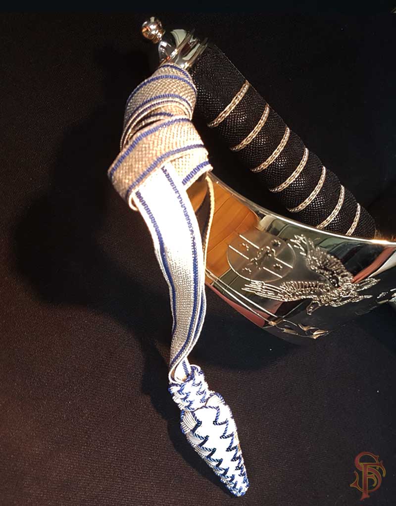 Police and defence ceremonial sword knot